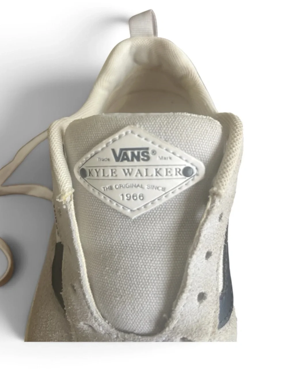Vans Kyle Walker White Gray Skate Shoes Sneakers Men’s 6.5
